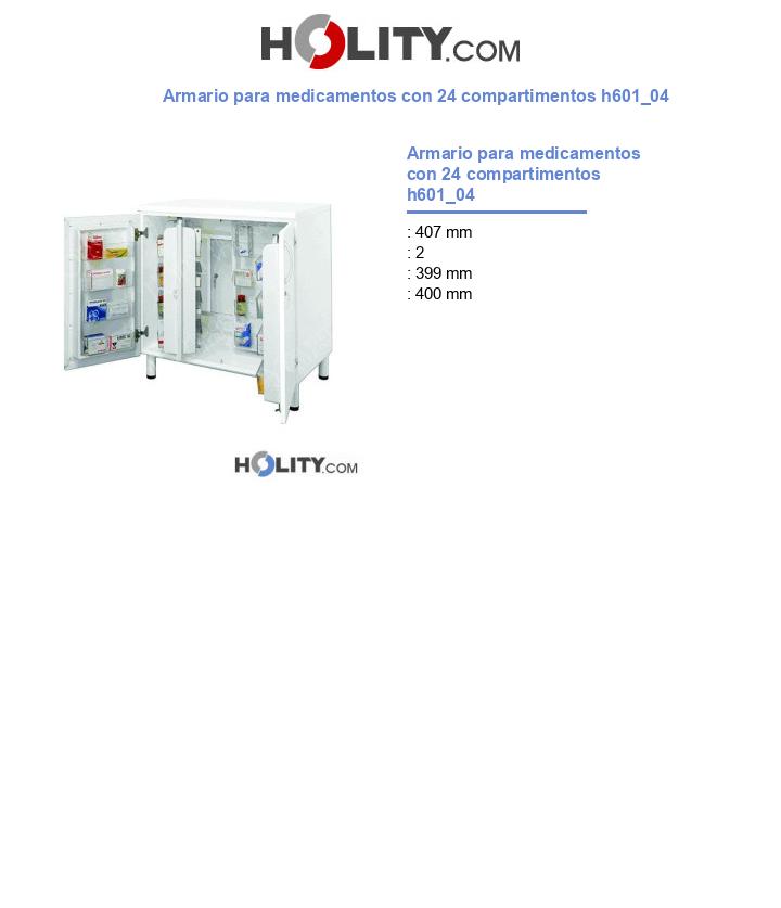 Armario para medicamentos con 24 compartimentos h601_04