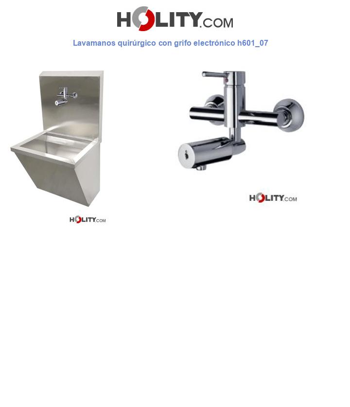 Lavamanos quirúrgico con grifo electrónico h601_07