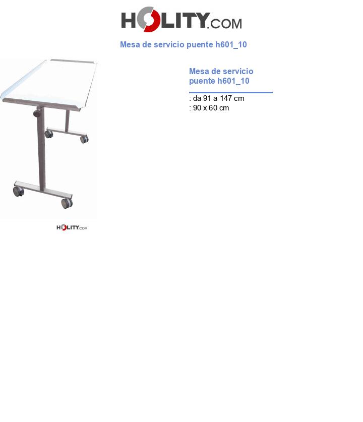 Mesa de servicio puente h601_10