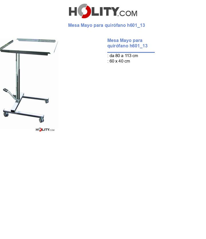 Mesa Mayo para quirófano h601_13
