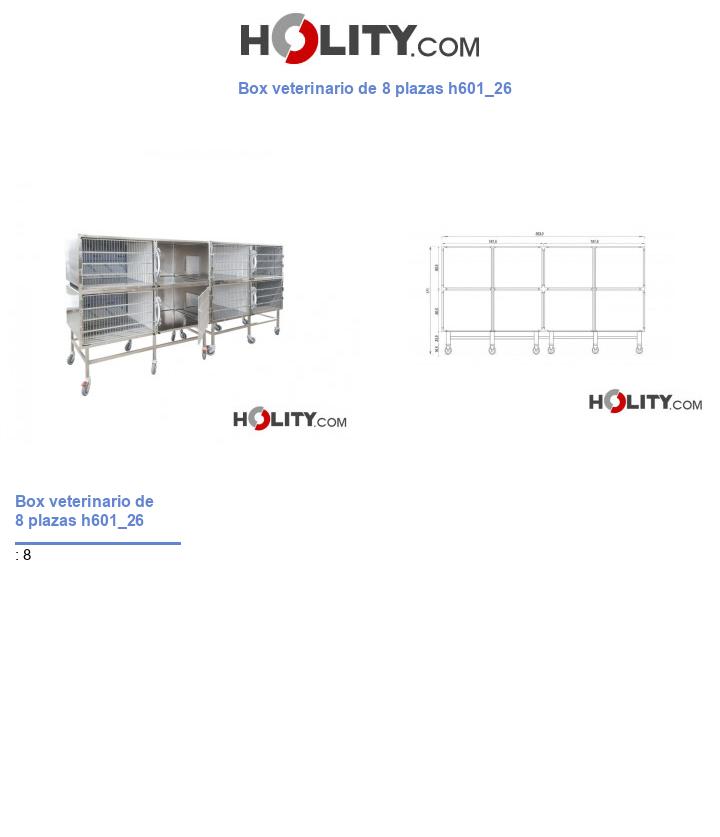 Box veterinario de 8 plazas h601_26