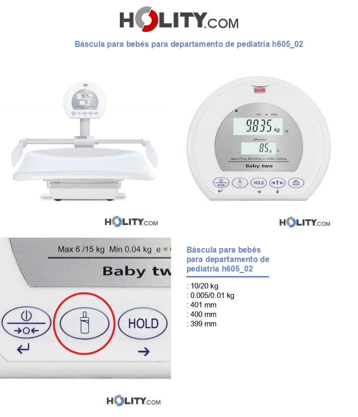 Báscula para bebés para departamento de pediatría h605_02