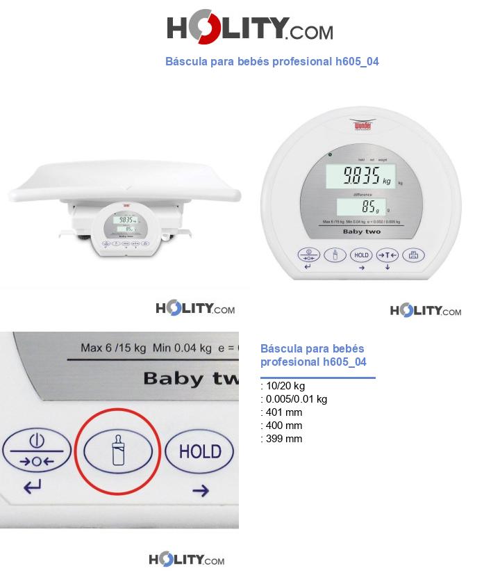 Báscula para bebés profesional h605_04