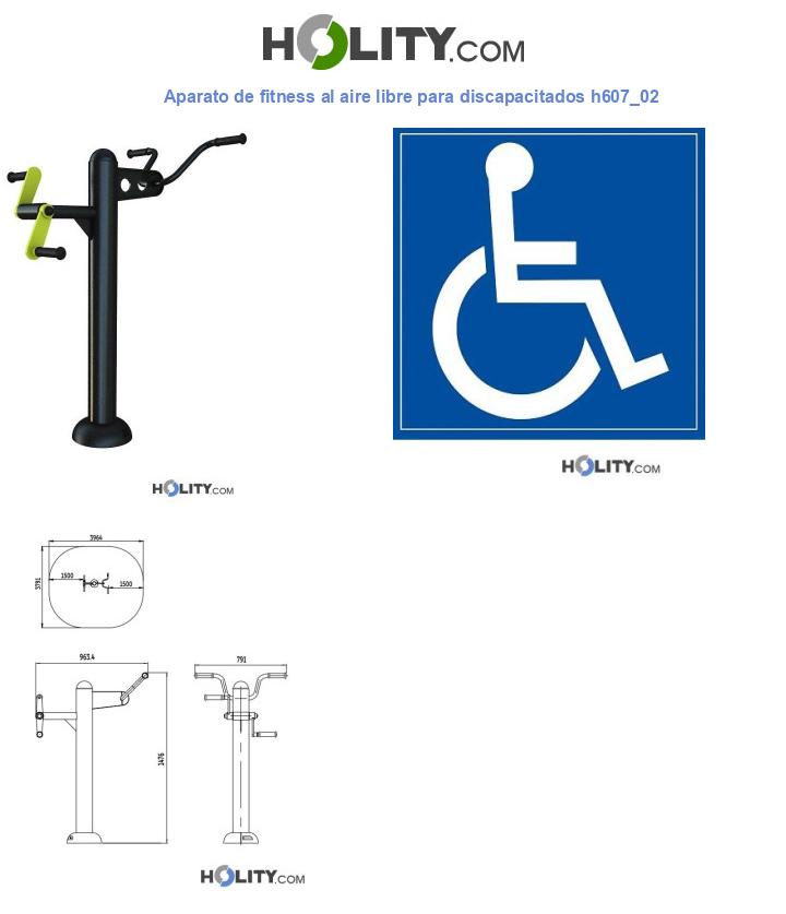 Aparato de fitness al aire libre para discapacitados h607_02