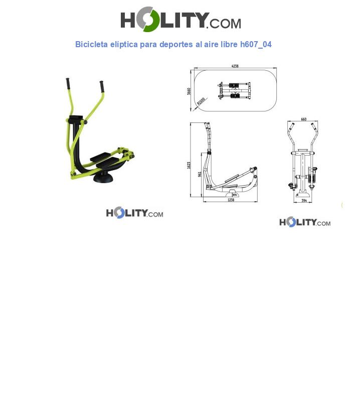 Bicicleta elíptica para deportes al aire libre h607_04