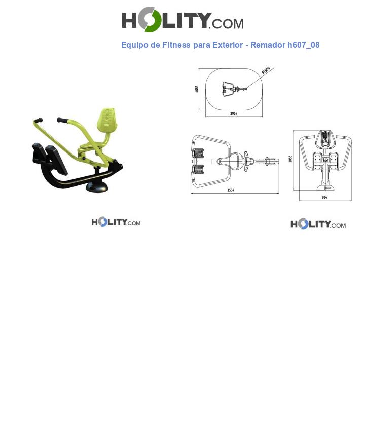 Equipo de Fitness para Exterior - Remador h607_08