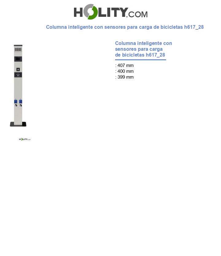 Columna inteligente con sensores para carga de bicicletas h617_28