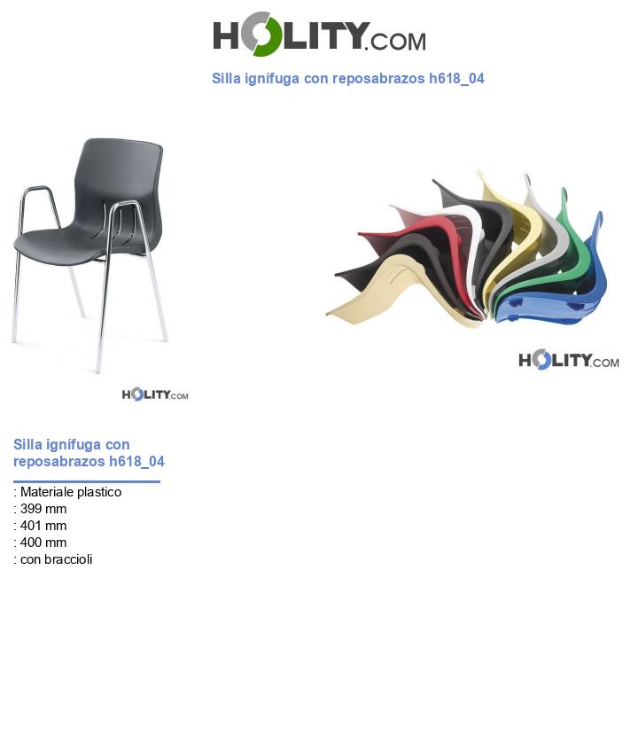 Silla ignífuga con reposabrazos h618_04