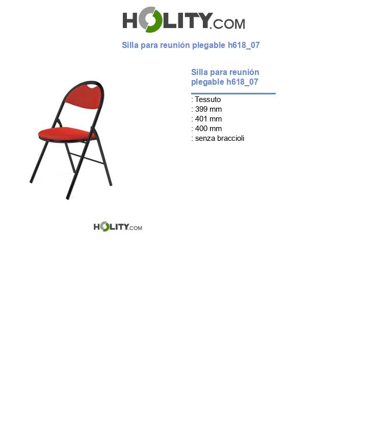 Silla para reunión plegable h618_07