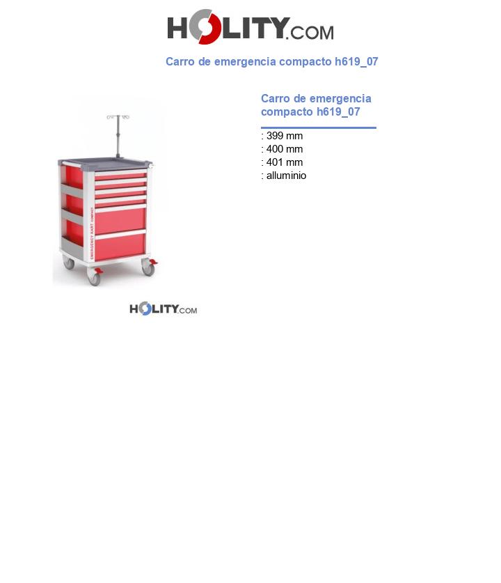 Carro de emergencia compacto h619_07