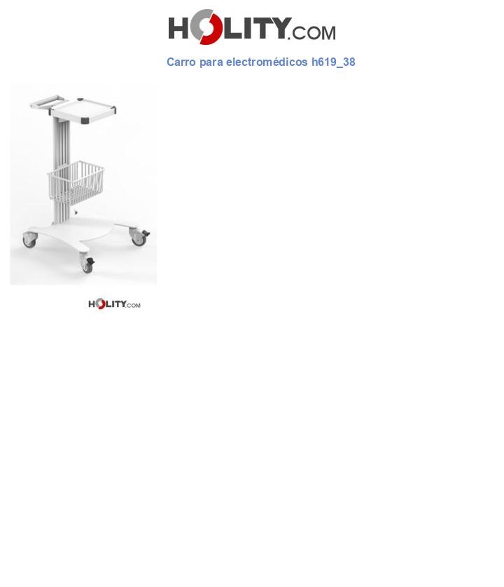 Carro para electromédicos h619_38