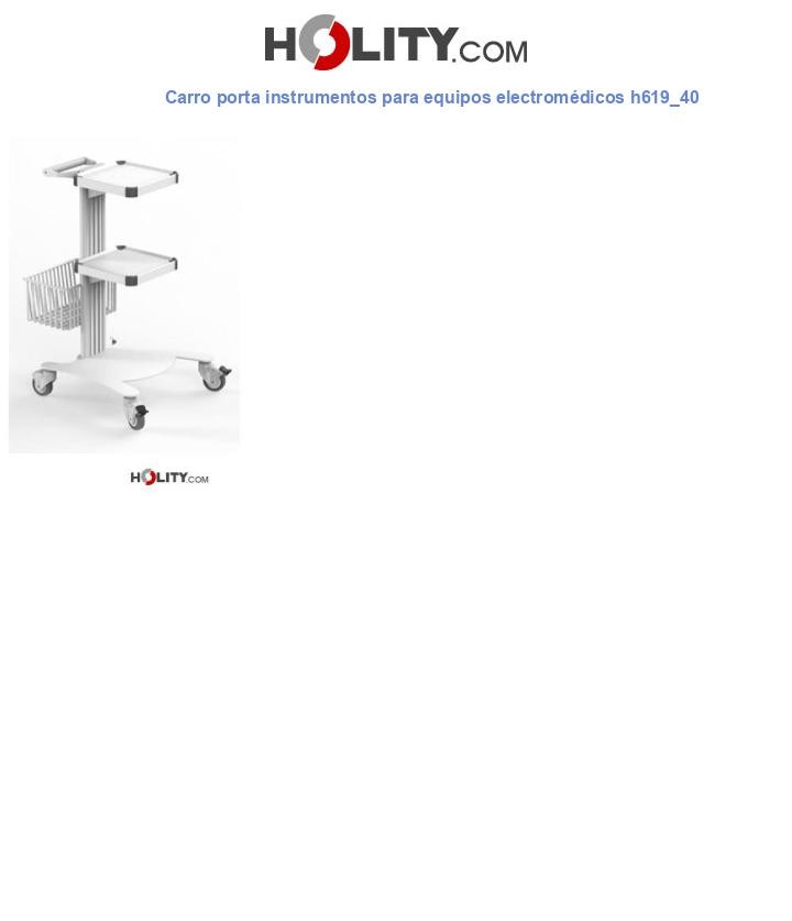 Carro porta instrumentos para equipos electromédicos h619_40