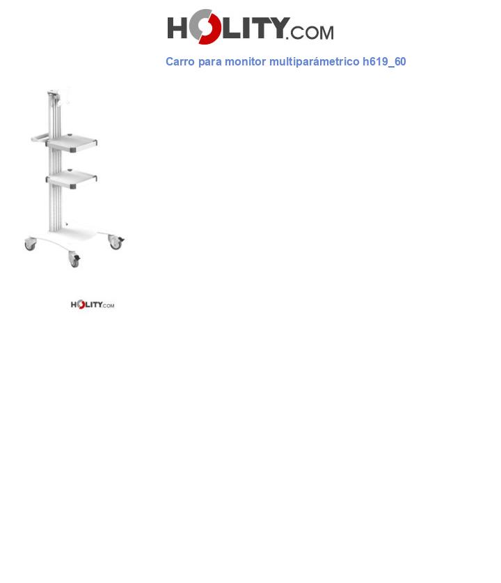 Carro para monitor multiparámetrico h619_60