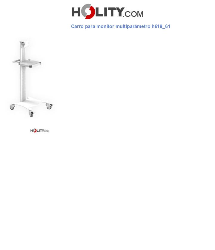 Carro para monitor multiparámetro h619_61