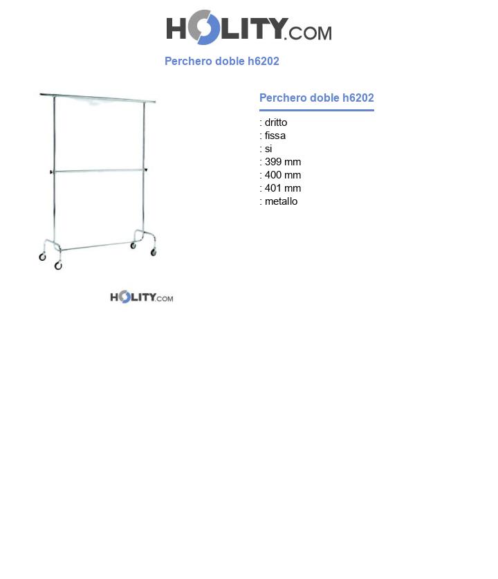 Perchero doble h6202