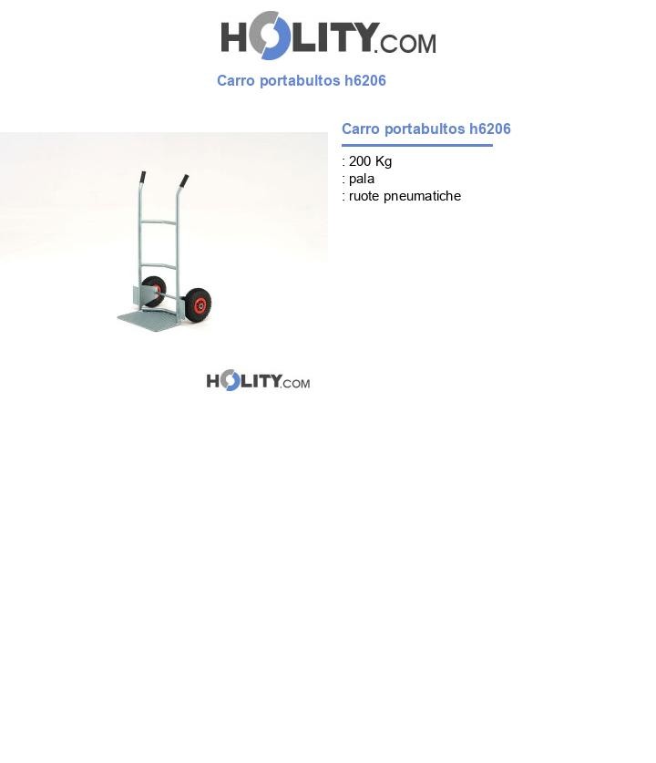 Carro portabultos h6206