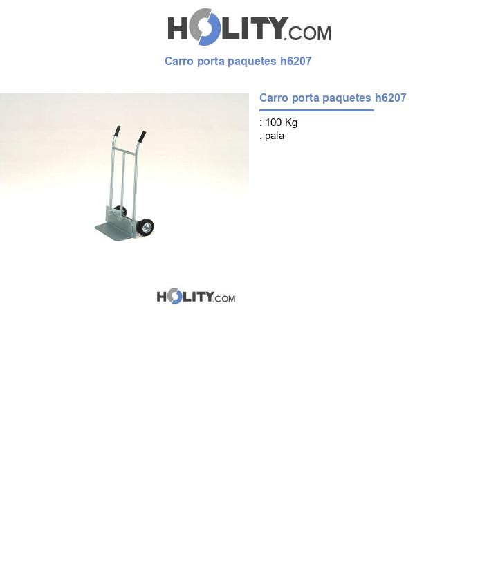 Carro porta paquetes h6207