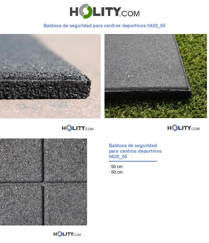 Baldosa de seguridad para centros deportivos h620_05