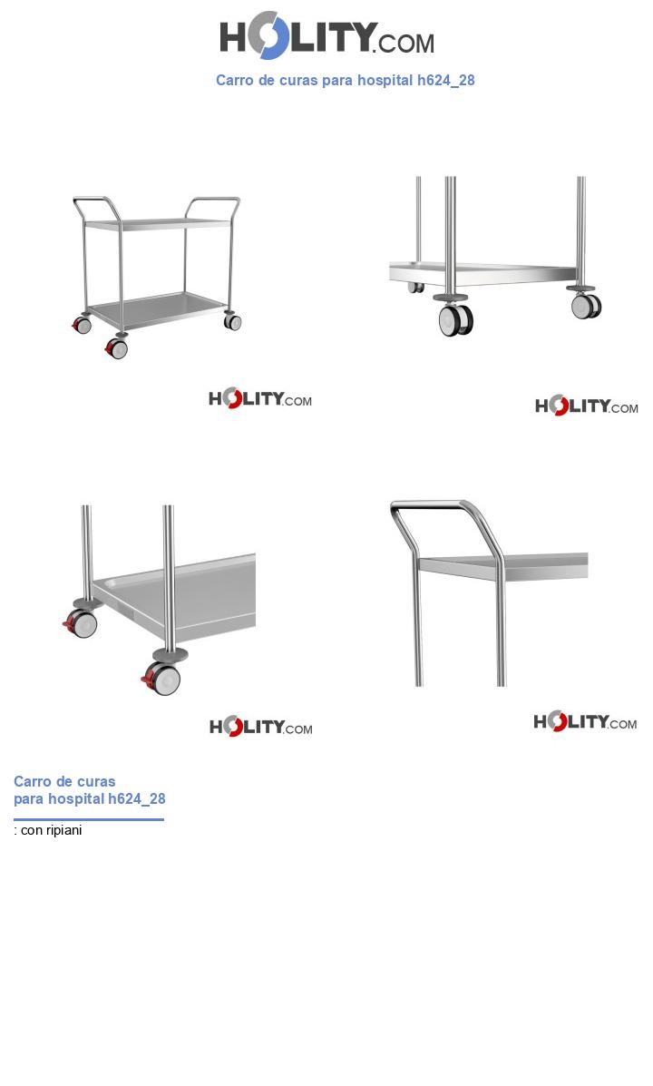 Carro de curas para hospital h624_28