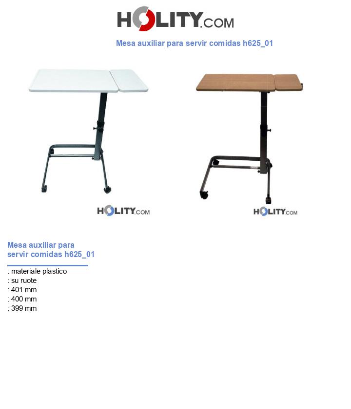 Mesa auxiliar para servir comidas h625_01