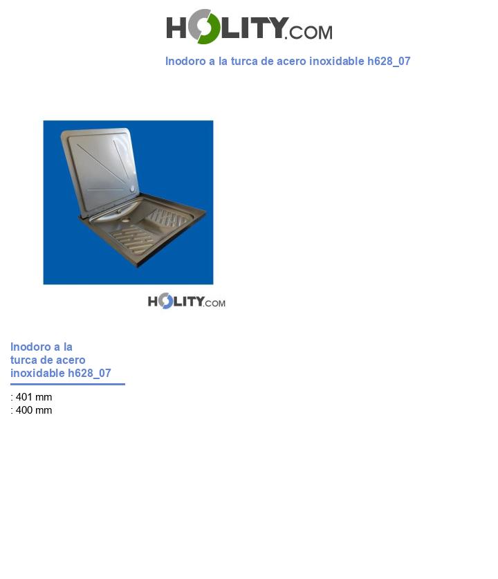 Inodoro a la turca de acero inoxidable h628_07