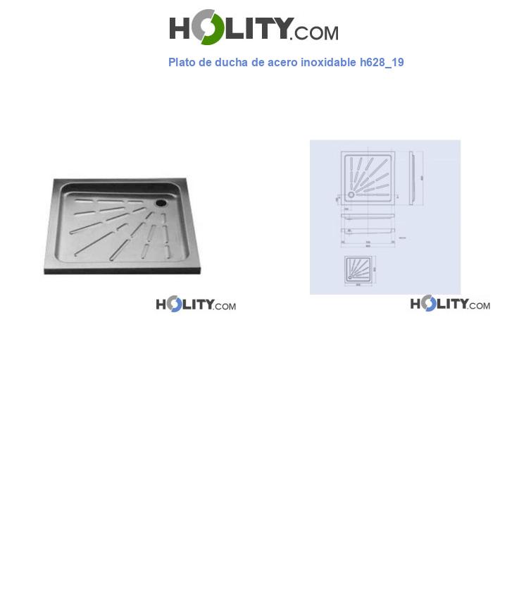 Plato de ducha de acero inoxidable h628_19