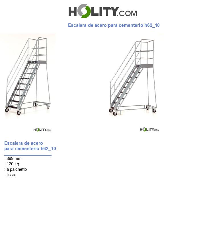 Escalera de acero para cementerio h62_10