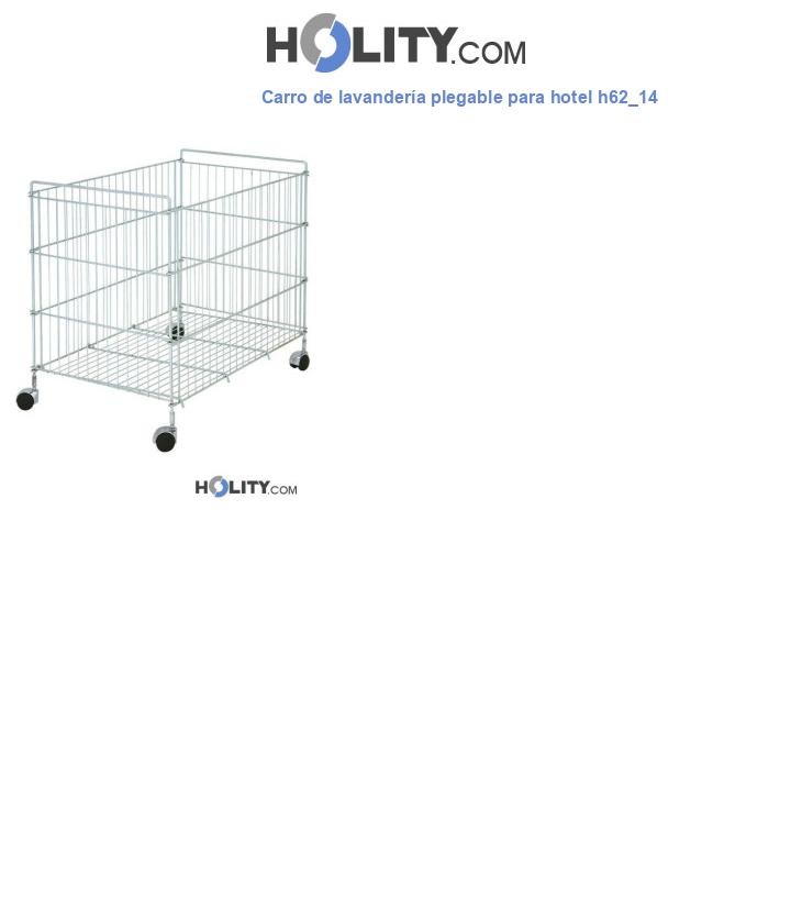 Carro de lavandería plegable para hotel h62_14