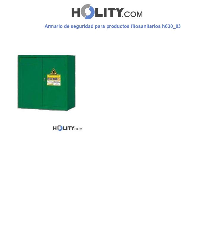 Armario de seguridad para productos fitosanitarios h630_03