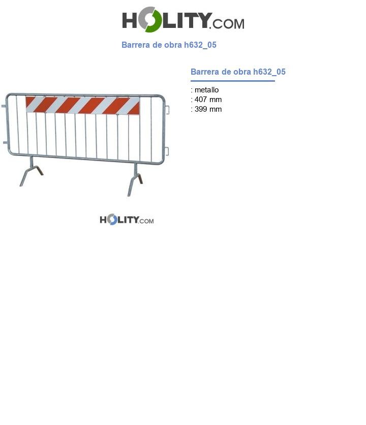 Barrera de obra h632_05