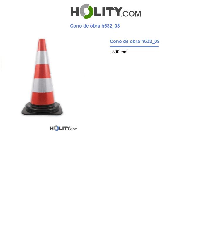 Cono de obra h632_08