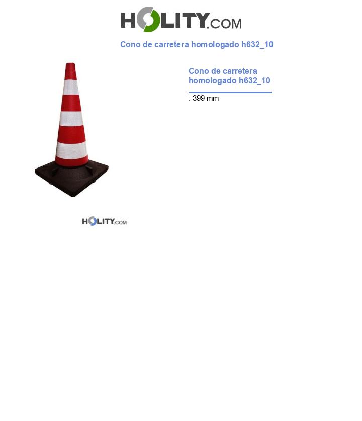 Cono de carretera homologado h632_10