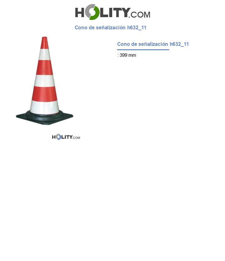 Cono de señalización h632_11