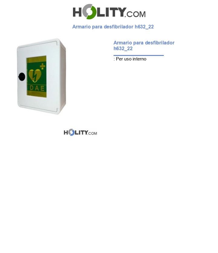 Armario para desfibrilador h632_22