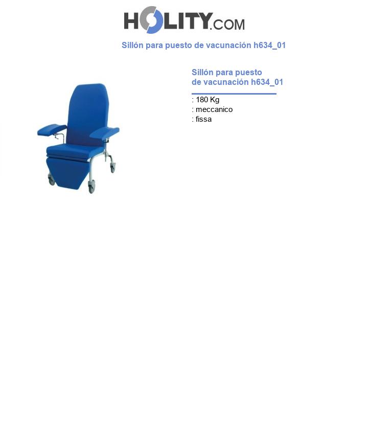 Sillón para puesto de vacunación h634_01