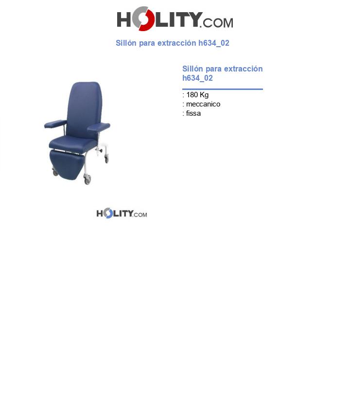 Sillón para extracción h634_02
