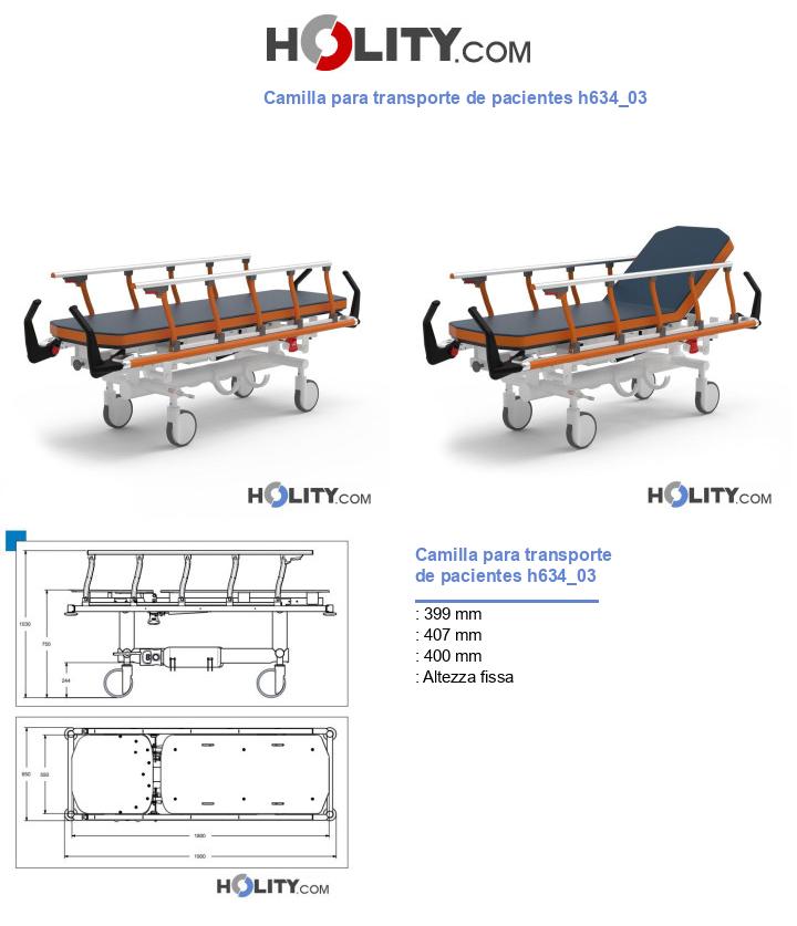Camilla para transporte de pacientes h634_03