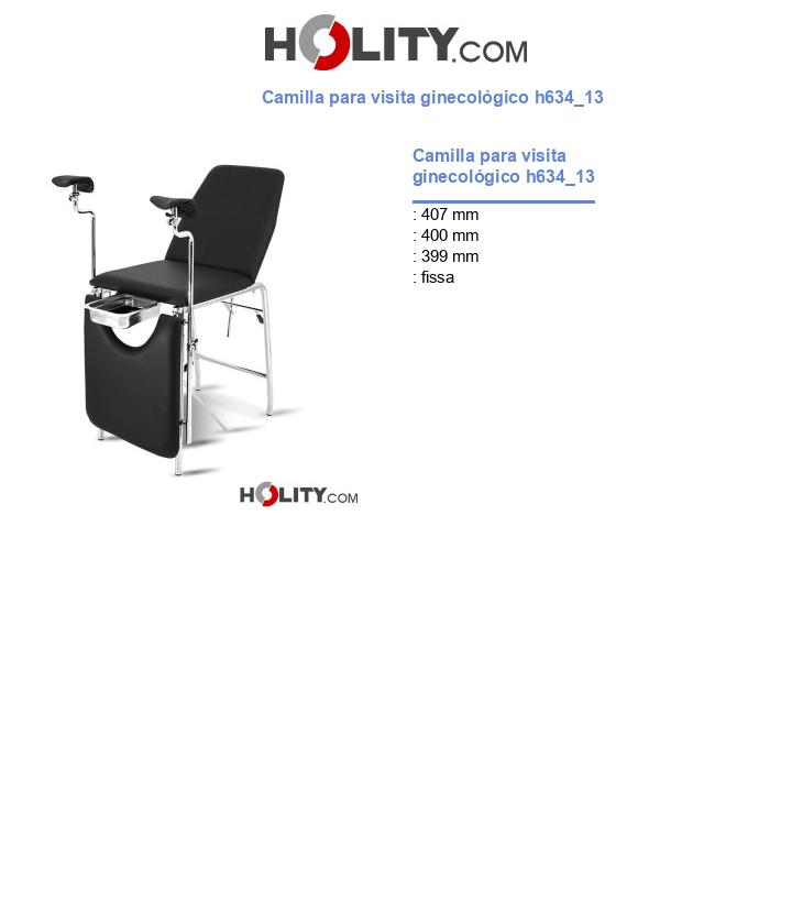 Camilla para visita ginecológico h634_13