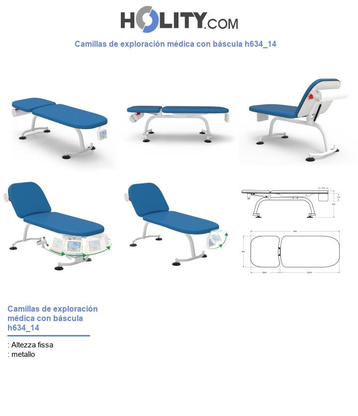 Camillas de exploración médica con báscula h634_14