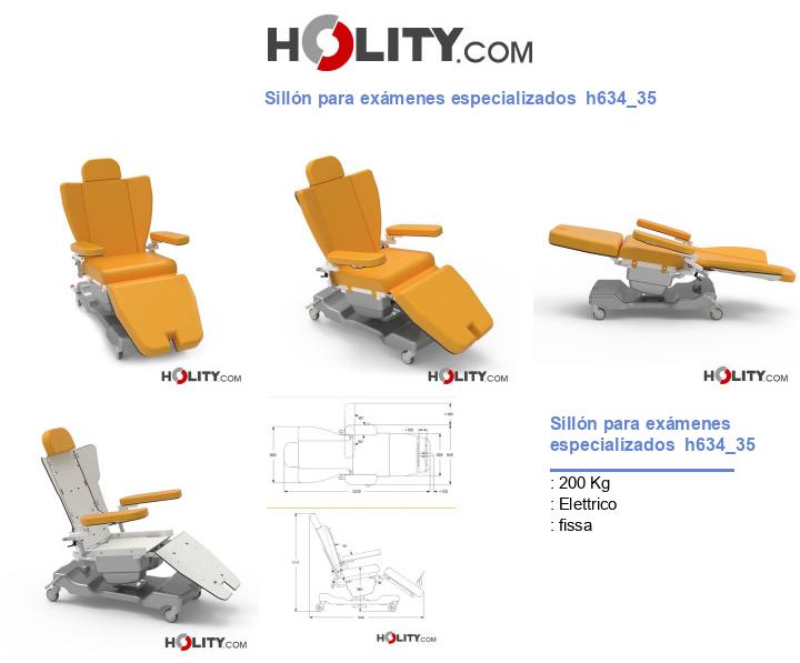 Sillón para exámenes especializados  h634_35