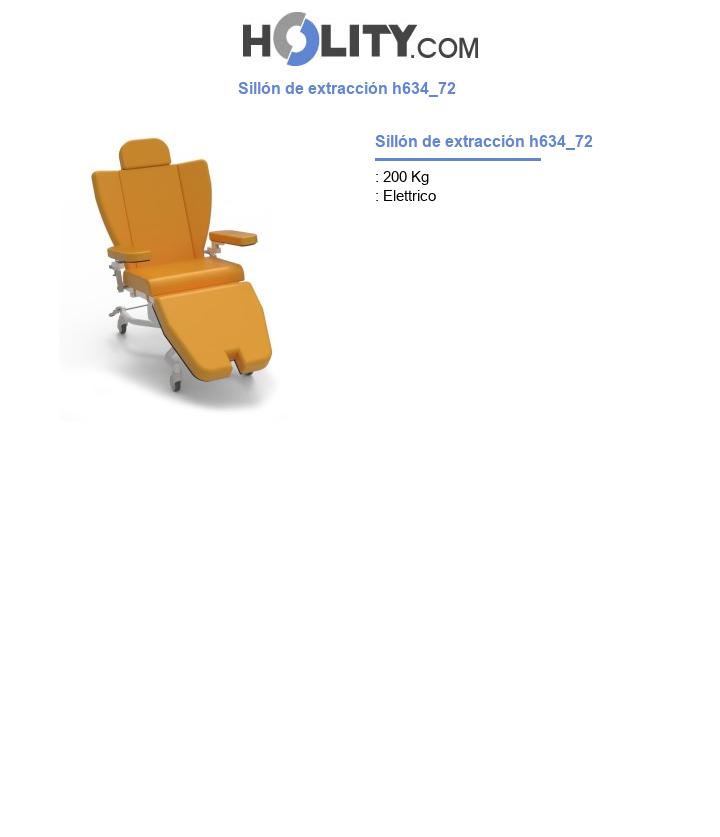 Sillón de extracción h634_72
