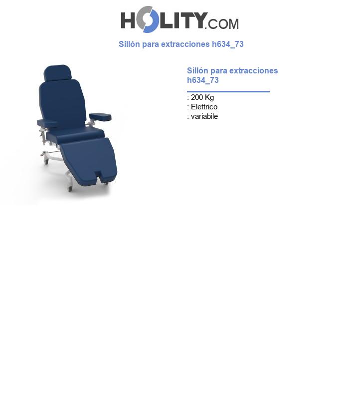 Sillón para extracciones h634_73