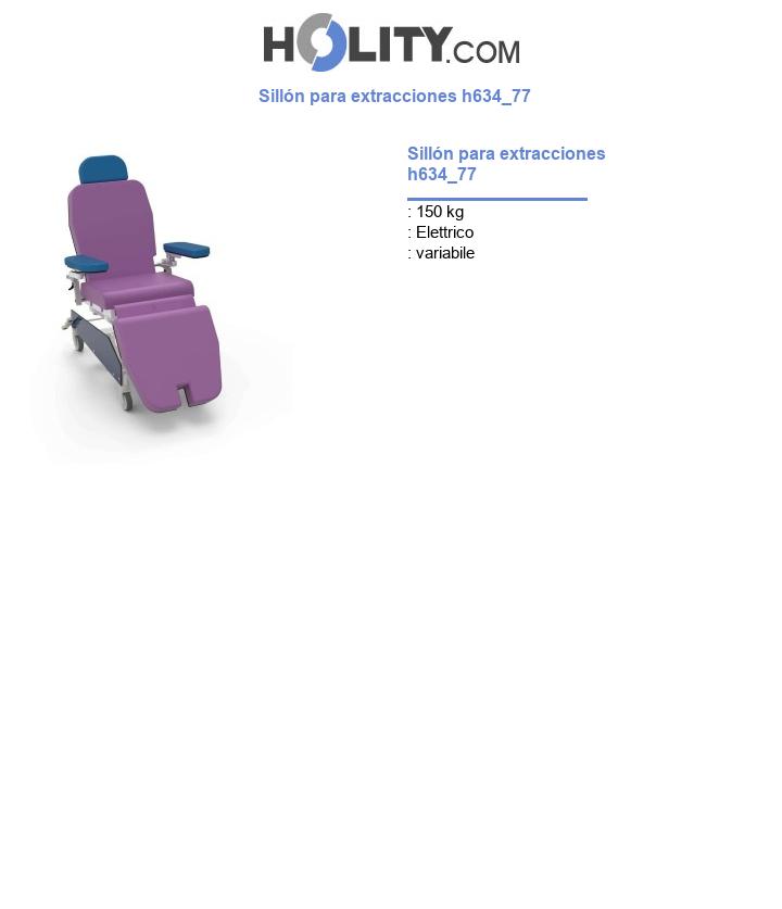 Sillón para extracciones h634_77