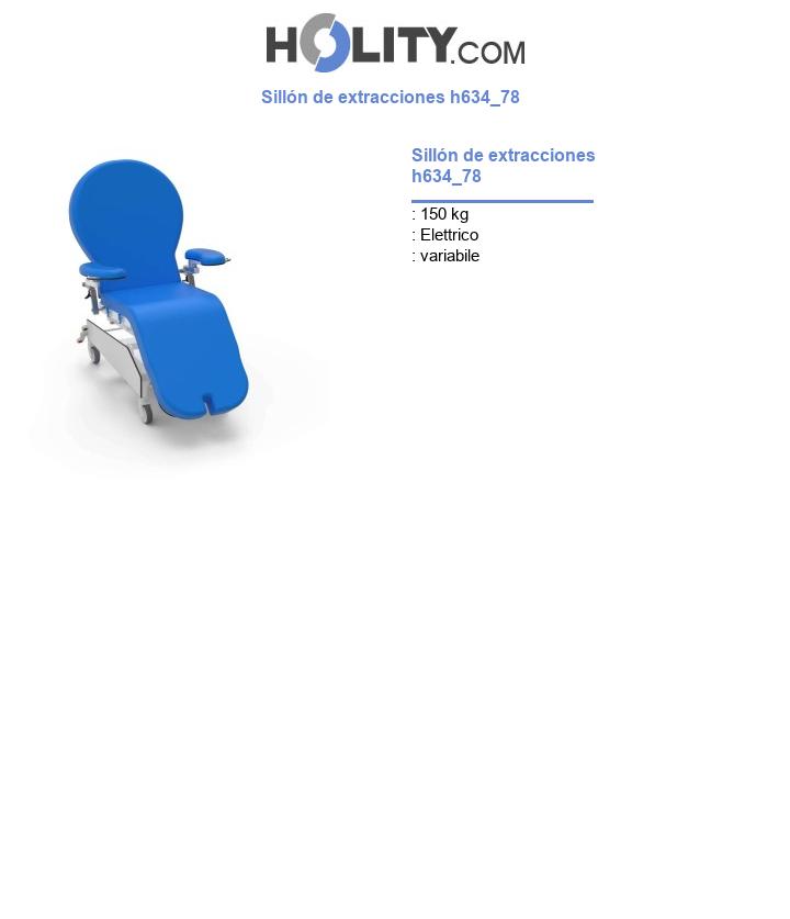 Sillón de extracciones h634_78