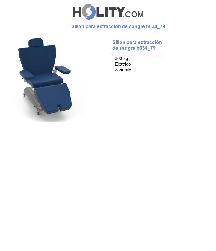 Sillón para extracción de sangre h634_79