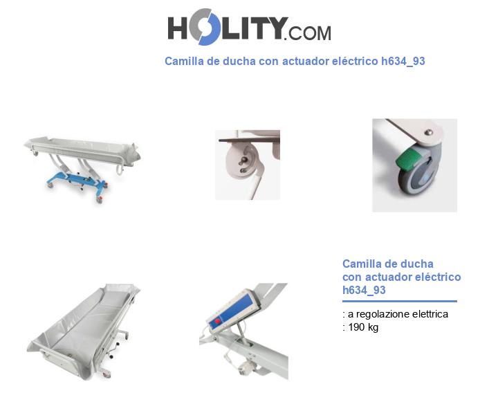 Camilla de ducha con actuador eléctrico h634_93