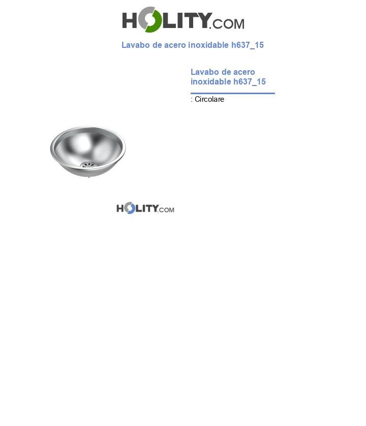 Lavabo de acero inoxidable h637_15