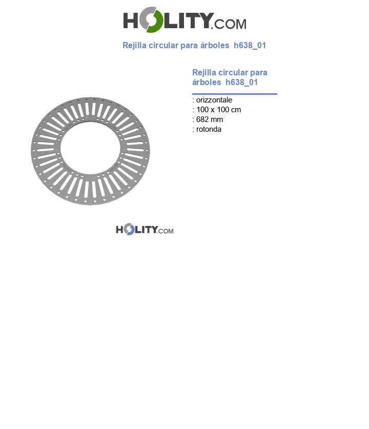 Rejilla circular para árboles  h638_01