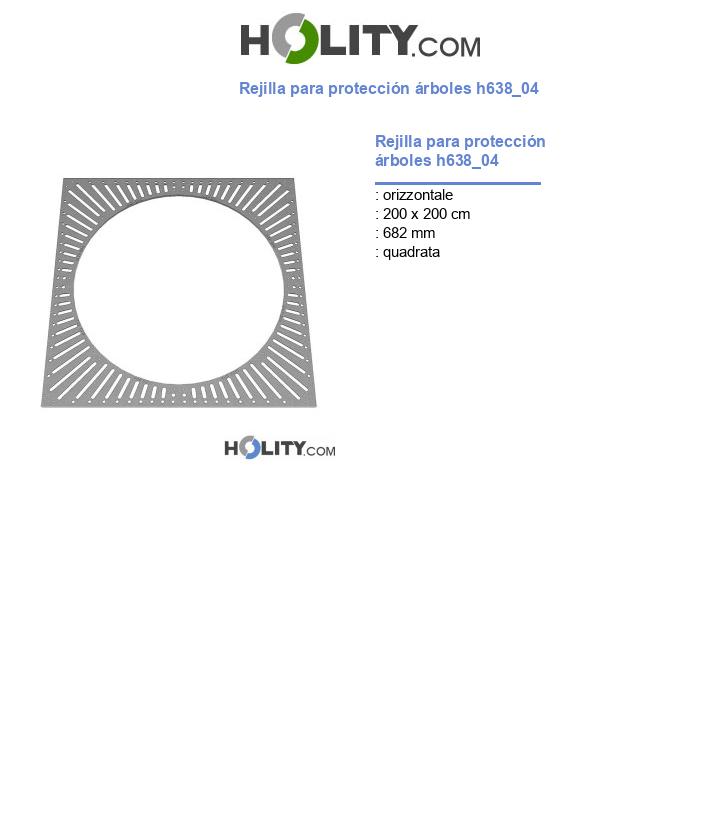 Rejilla para protección árboles h638_04