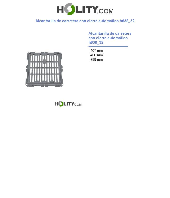 Alcantarilla de carretera con cierre automático h638_32